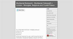 Desktop Screenshot of myofascial-bodywork.com